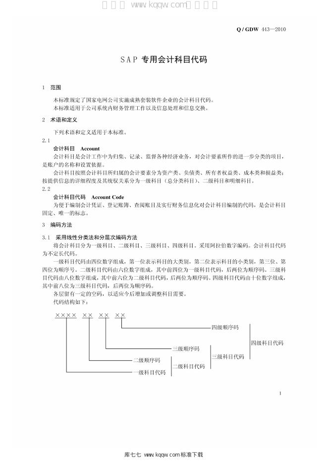 Q/GDW 443-2010 标准预览