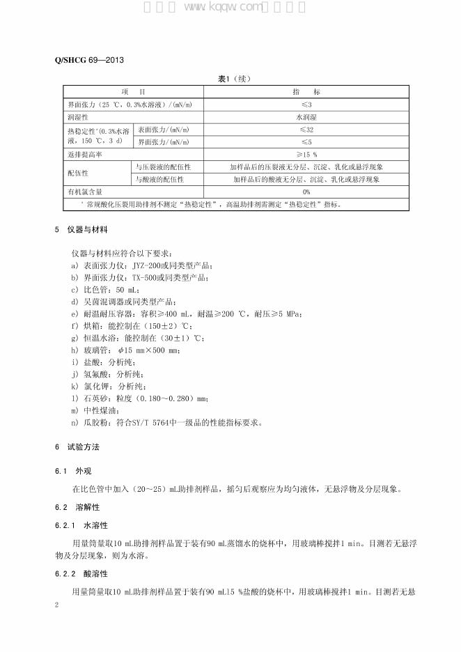 Q/SHCG 69-2013 标准预览