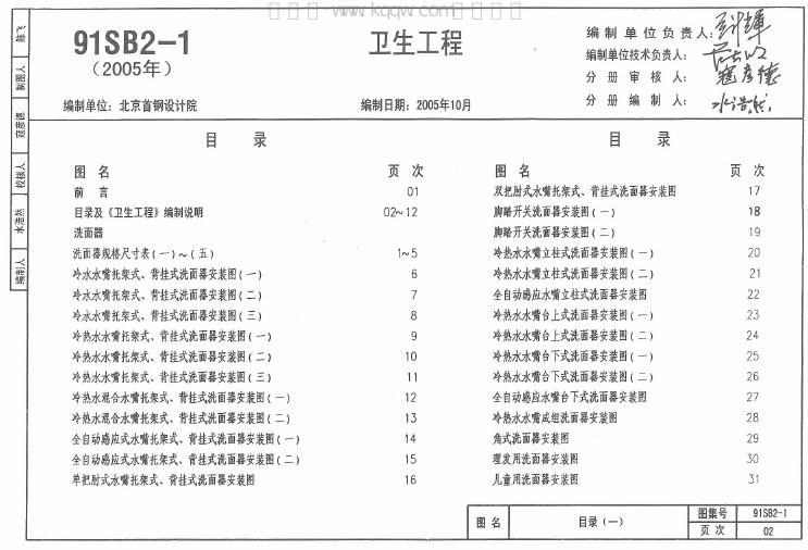 91SB2-1(2005年) 标准预览