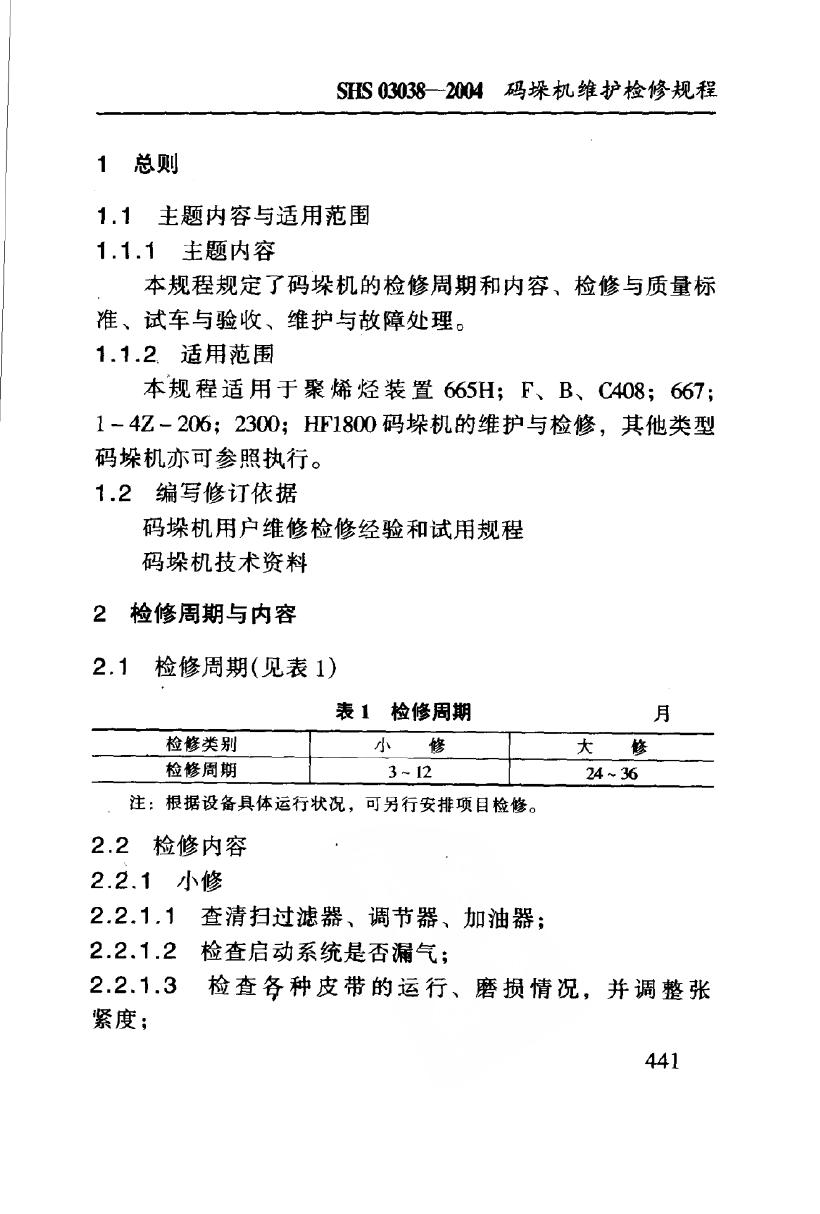 SHS 03038-1992 标准预览