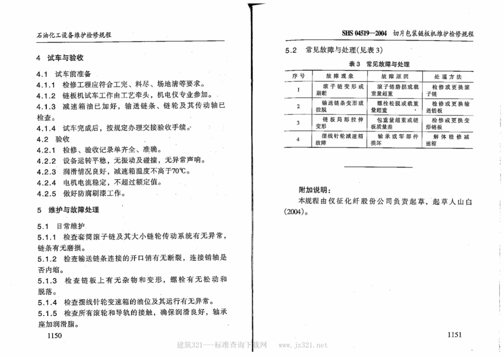 SHS 04519-2004 标准预览