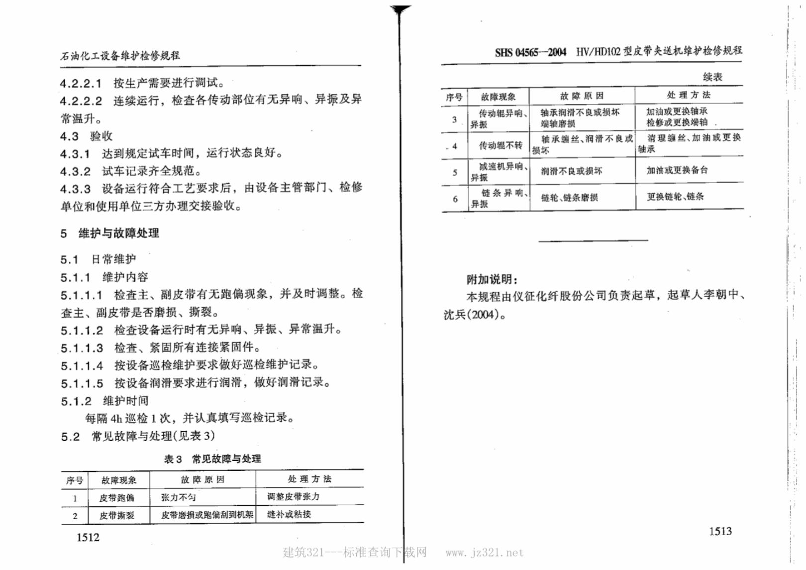SHS 04565-2004 标准预览