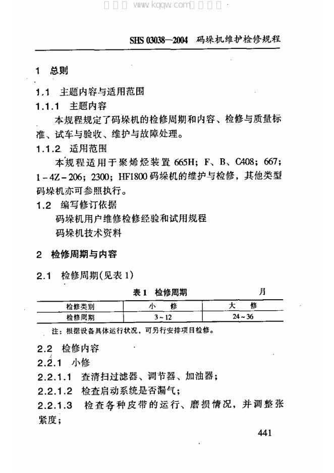 SHS 03038-2004 标准预览