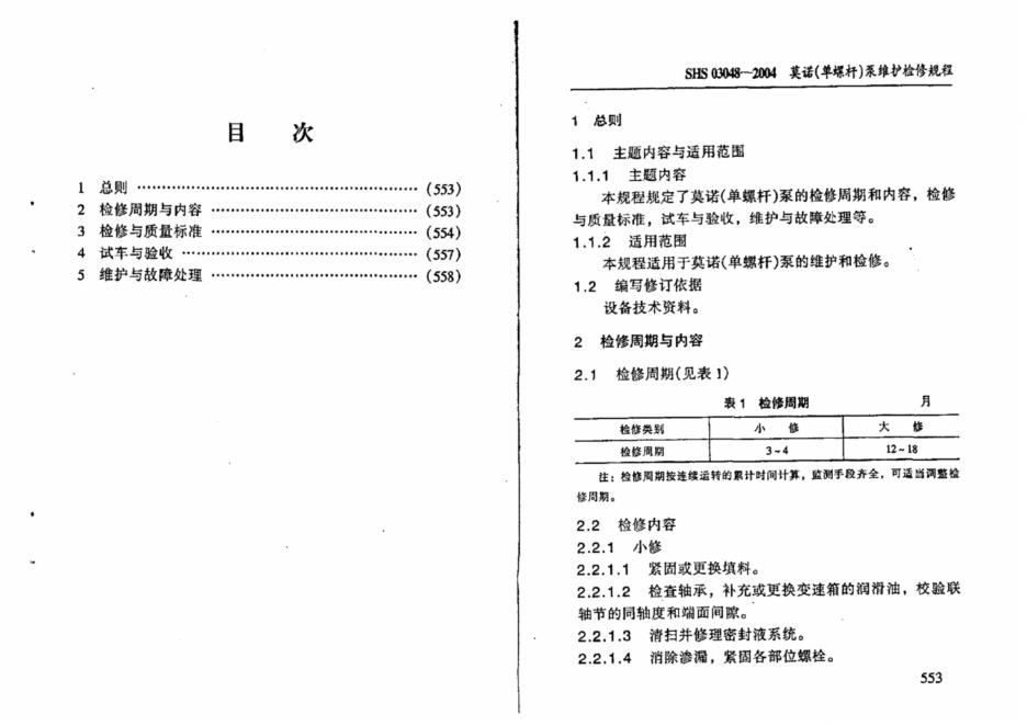 SHS 03048-2004 标准预览