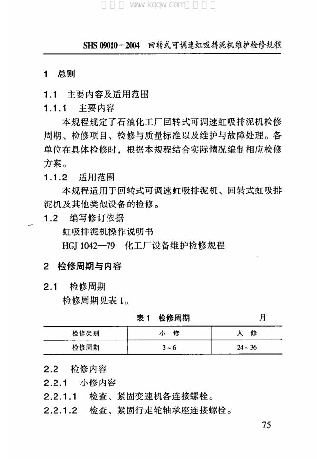 SHS 09010-2004 标准预览