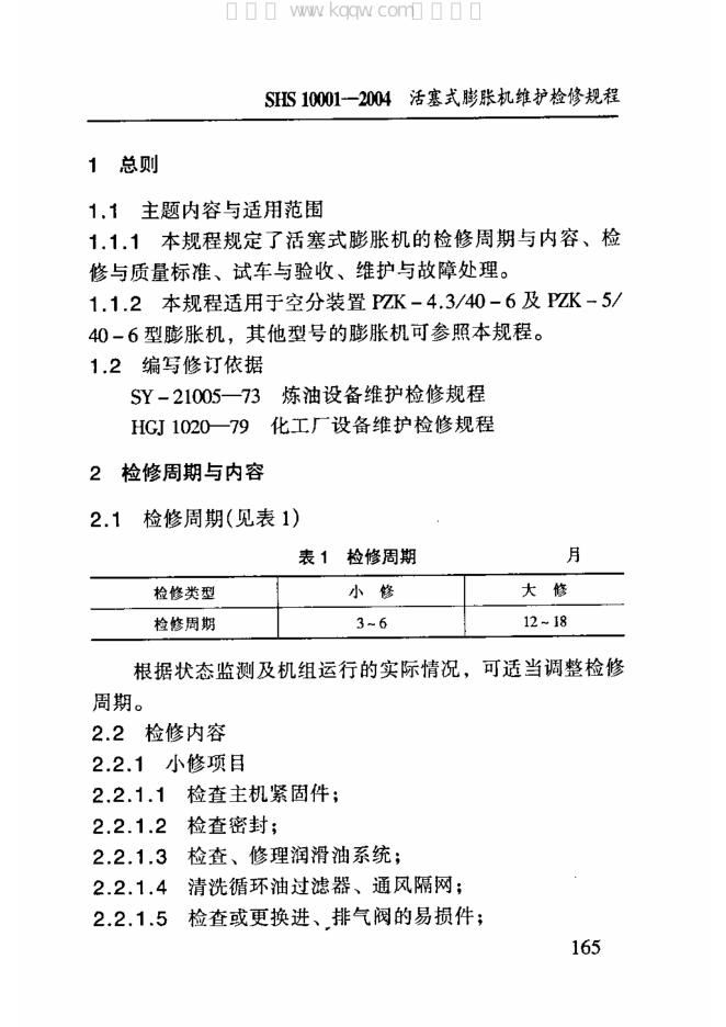 SHS 10001-2004 标准预览
