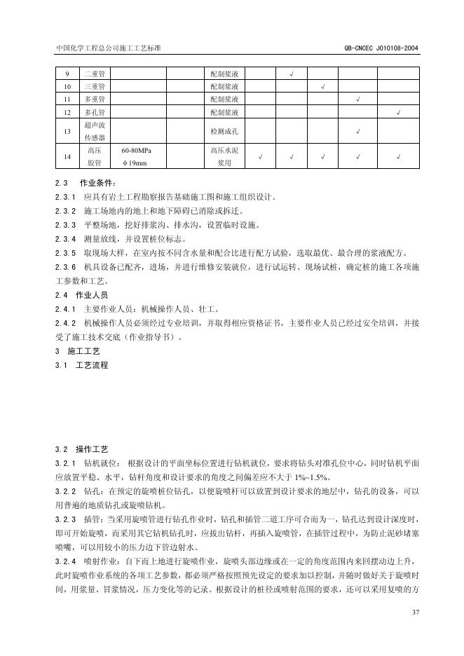 QB-CNCEC J010108-2004 标准预览
