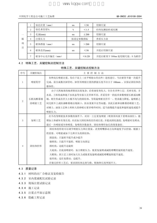 QB-CNCEC J010108-2004 标准预览