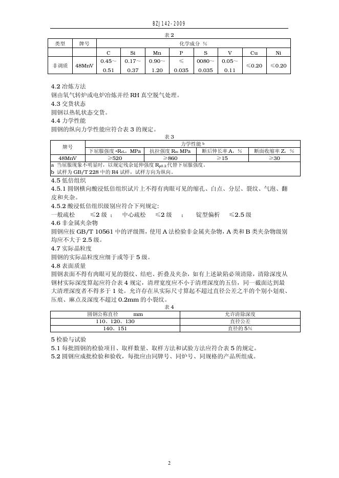 BZJ 142-2009 标准预览