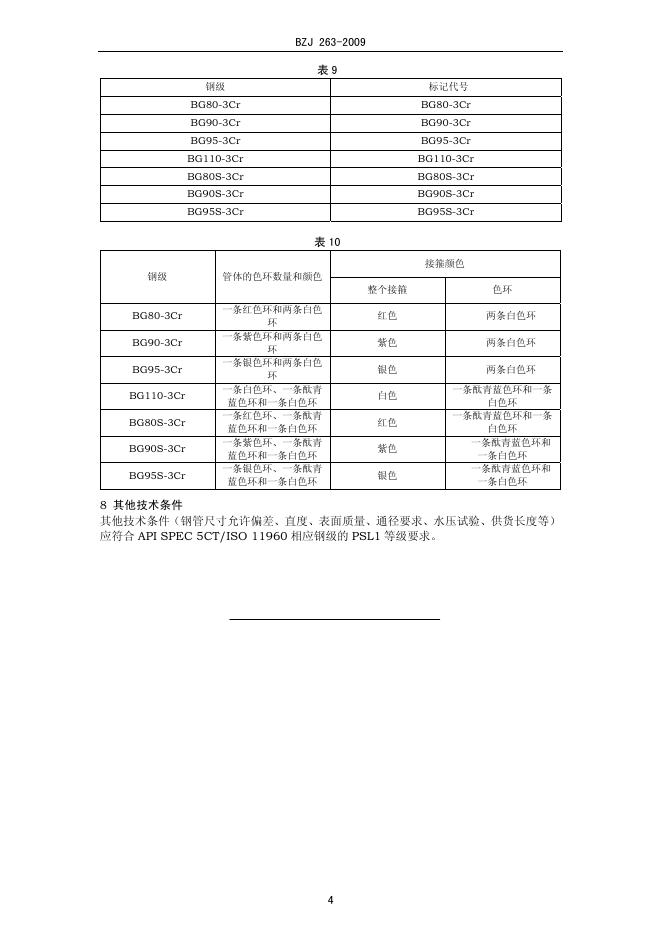 BZJ 263-2009 标准预览
