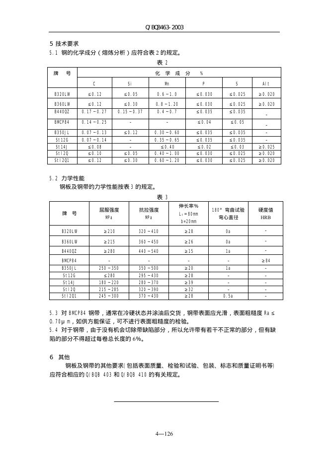 BZJ 463-2003 标准预览
