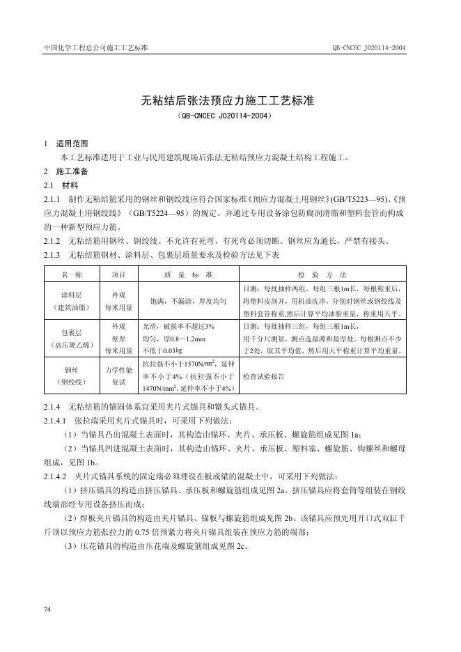 QB-CNCEC J020114-2004 标准预览