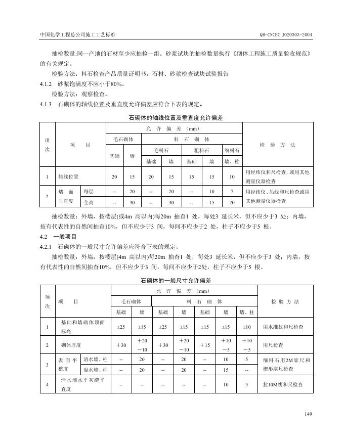 QB-CNCEC J020303-2004 标准预览