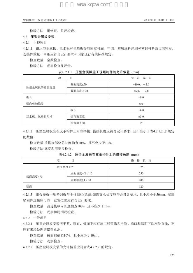 QB-CNCEC J020411-2004 标准预览