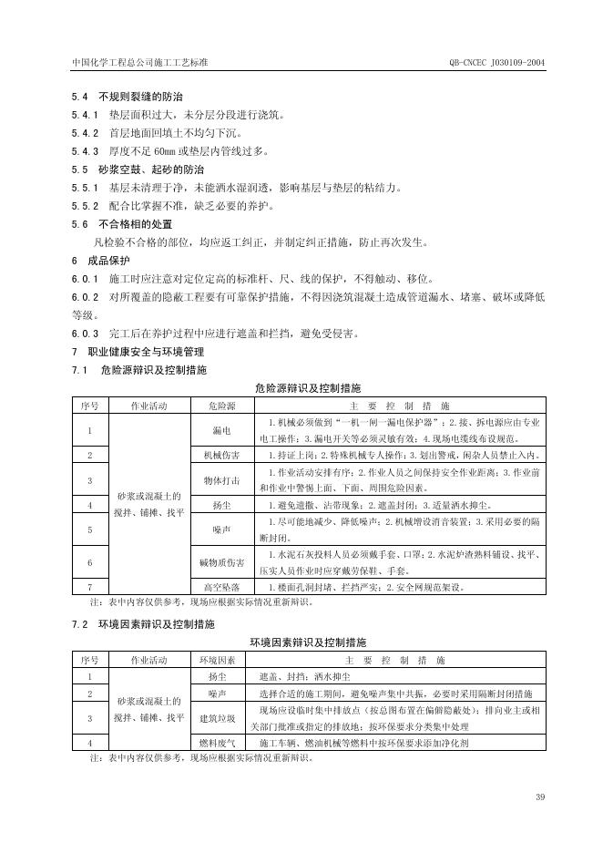 QB-CNCEC J030109-2004 标准预览