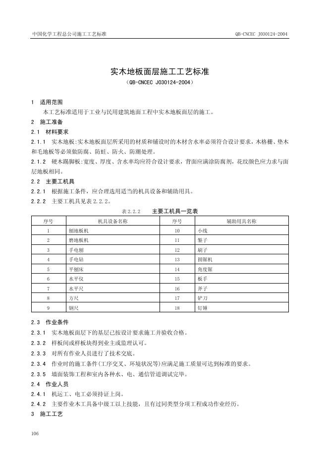 QB-CNCEC J030124-2004 标准预览