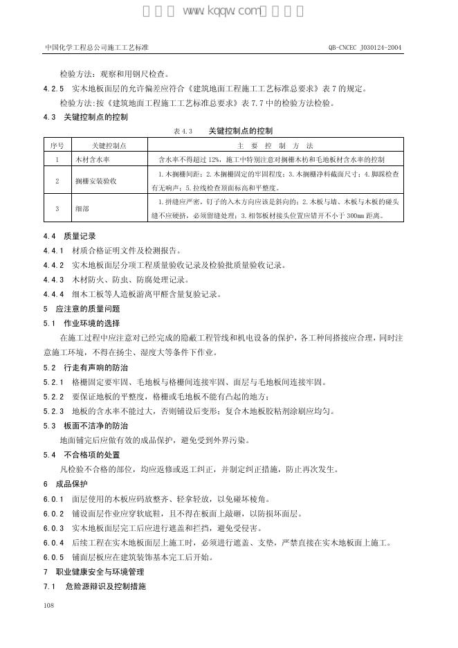 QB-CNCEC J030124-2004 标准预览