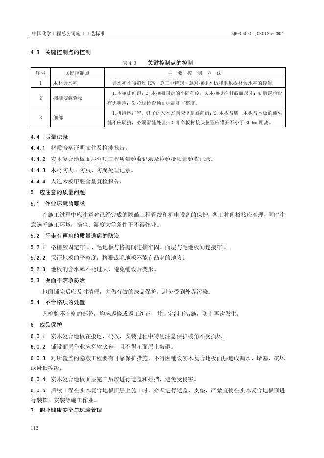 QB-CNCEC J030125-2004 标准预览