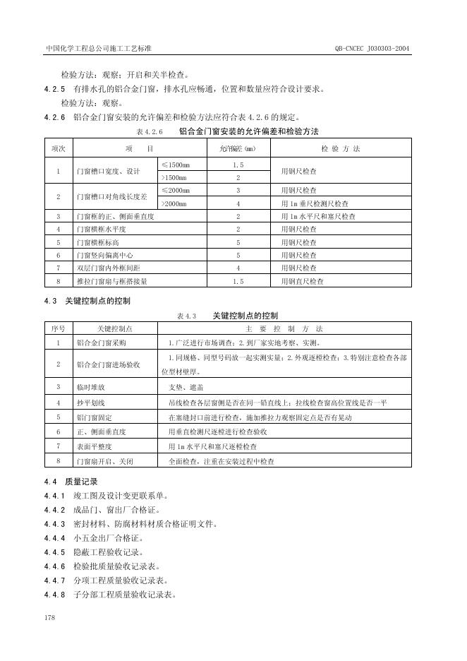 QB-CNCEC J030303-2004 标准预览