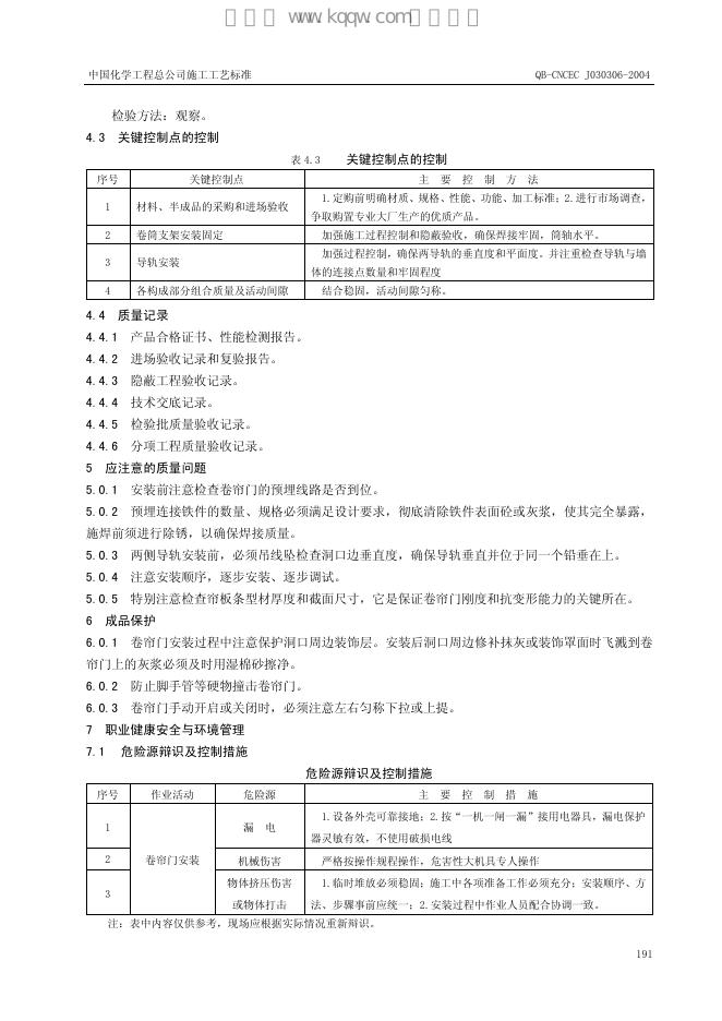 QB-CNCEC J030306-2004 标准预览