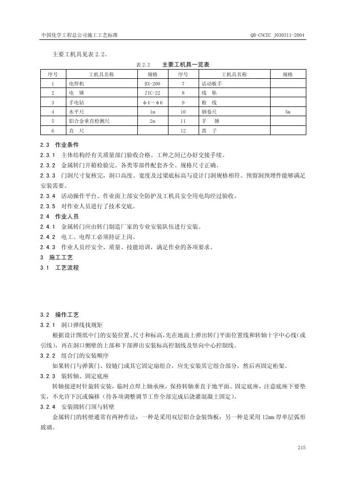 QB-CNCEC J030311-2004 标准预览