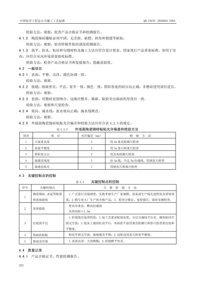 QB-CNCEC J030604-2004 标准预览