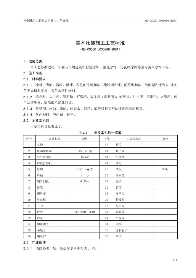 QB-CNCEC J030809-2004 标准预览
