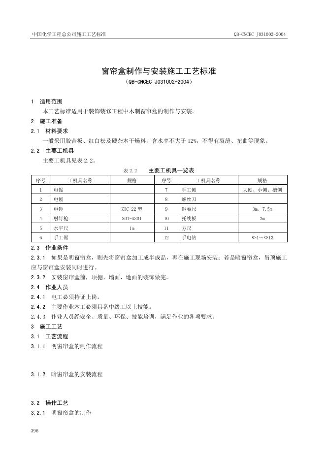 QB-CNCEC J031002-2004 标准预览