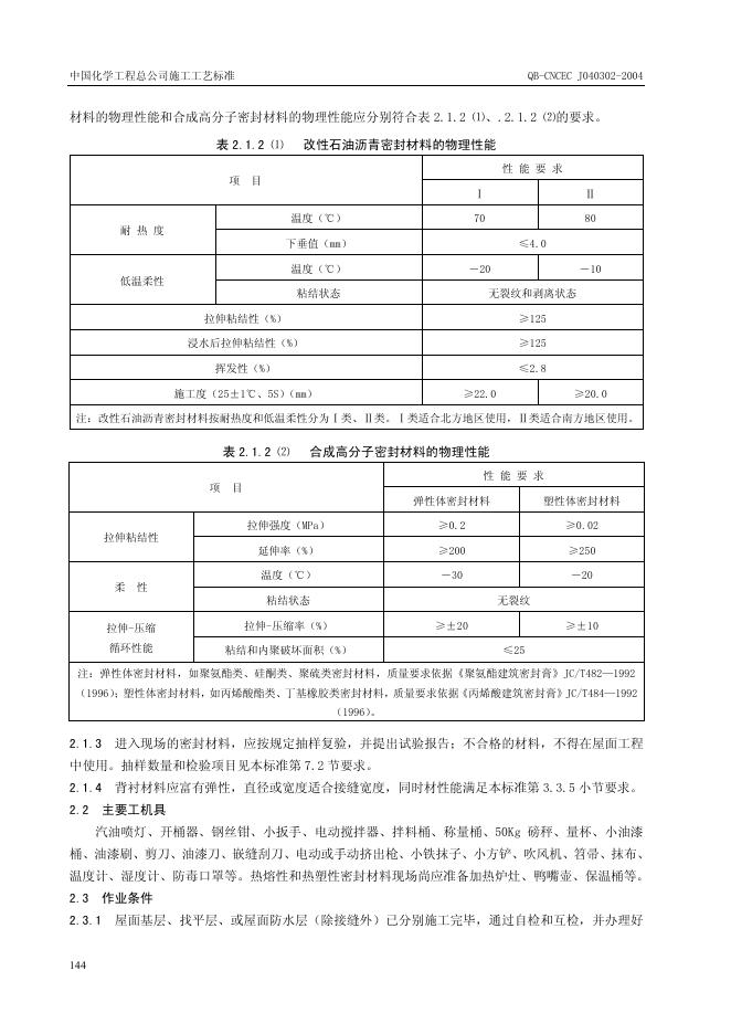 QB-CNCEC J040302-2004 标准预览