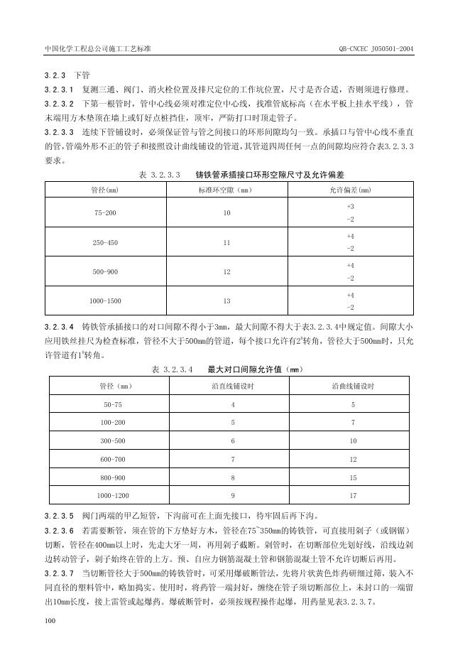 QB-CNCEC J050501-2004 标准预览