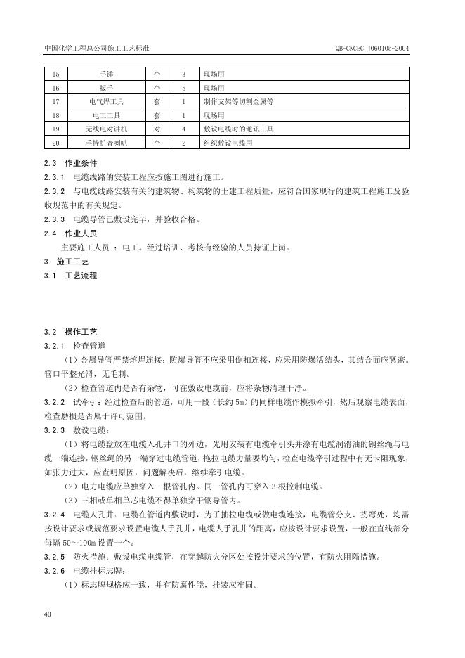 QB-CNCEC J060105-2004 标准预览