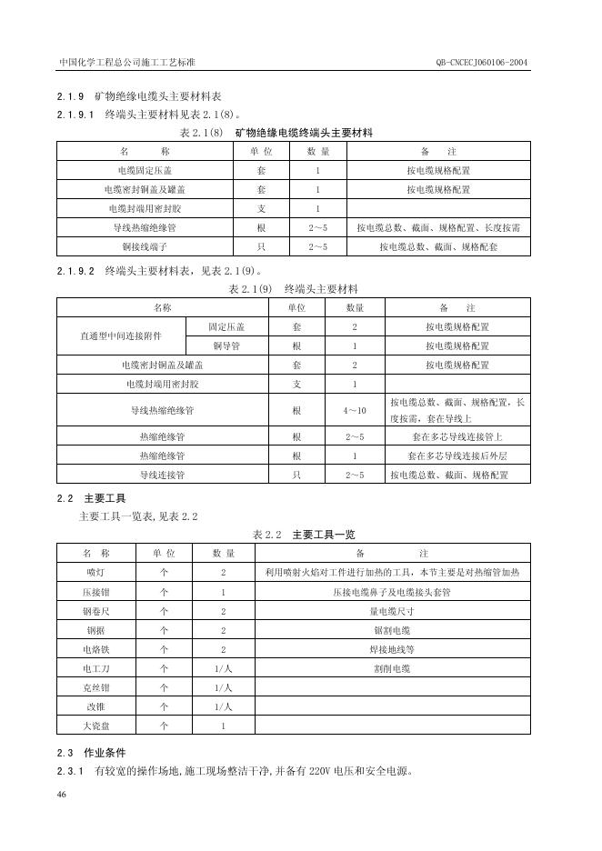 QB-CNCEC J060106-2004 标准预览
