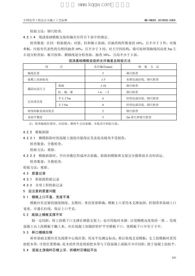 QB-CNCEC J010502-2004 标准预览