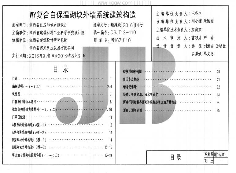 赣16ZJ110 标准预览