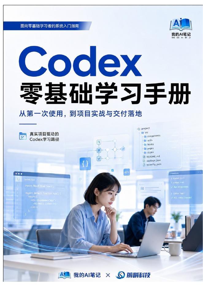 前哨科技：2026年Codex零基础学习手册海报