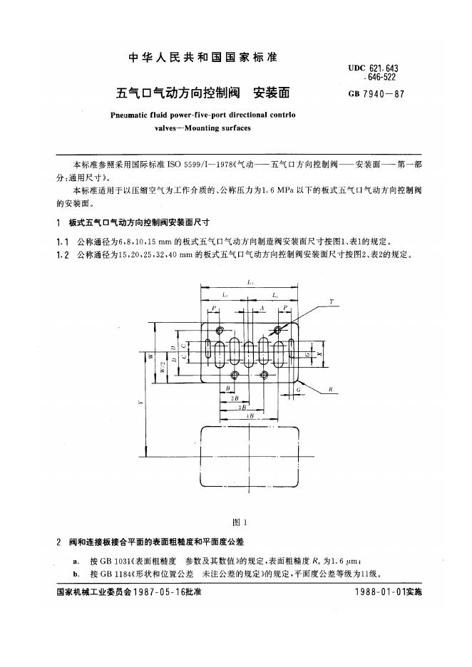 GB 7940-1987 标准预览