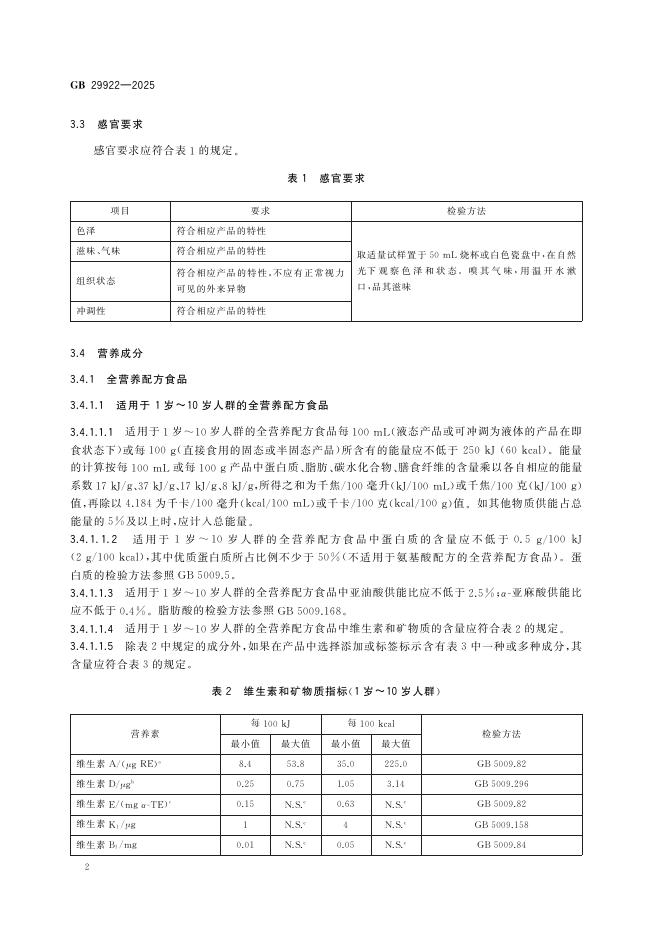 GB 29922-2025 标准预览