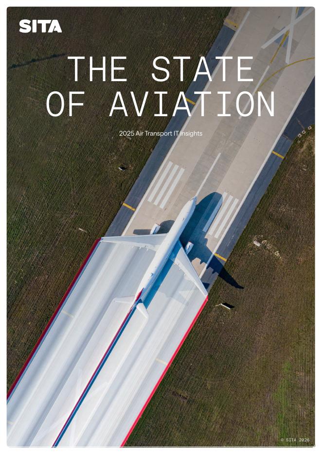 国际航空电信协会（SITA）：2025年航空运输IT洞察报告：航空业现状（英文版）海报