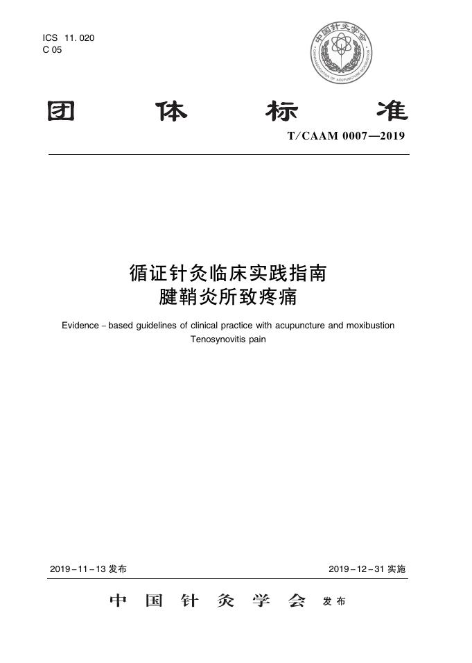 T/CAAM 0007-2019 标准预览