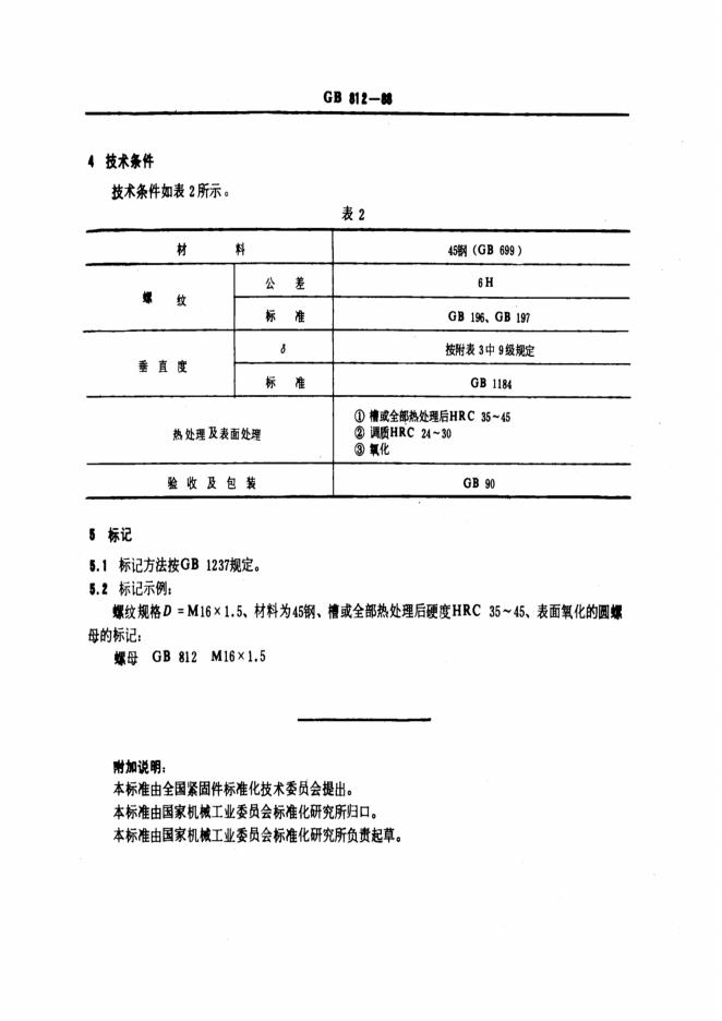 GB/T 812-1988 标准预览