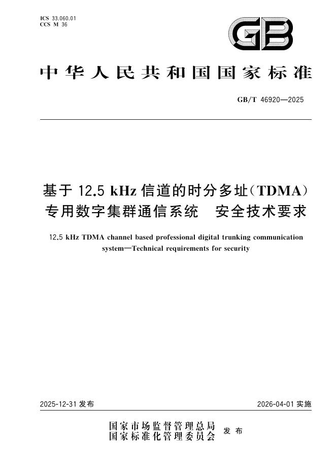 GB/T 46920-2025 标准预览