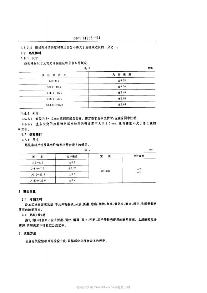 GB/T 14985-1994 标准预览