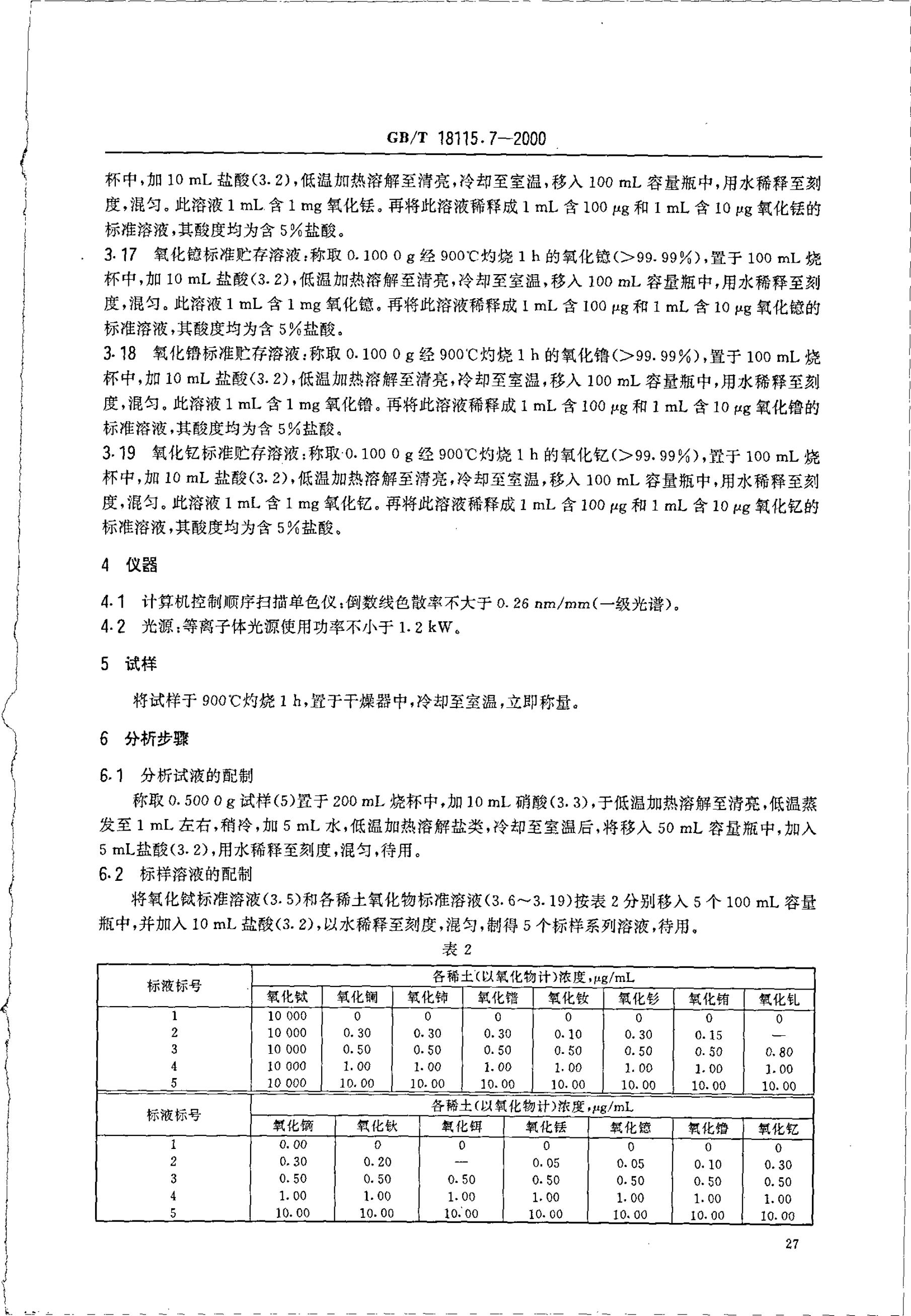 GB/T 18115.7-2000 标准预览