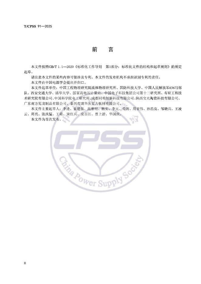 T/CPSS 91-2025 标准预览