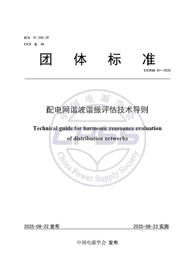 T/CPSS 87-2025 标准预览