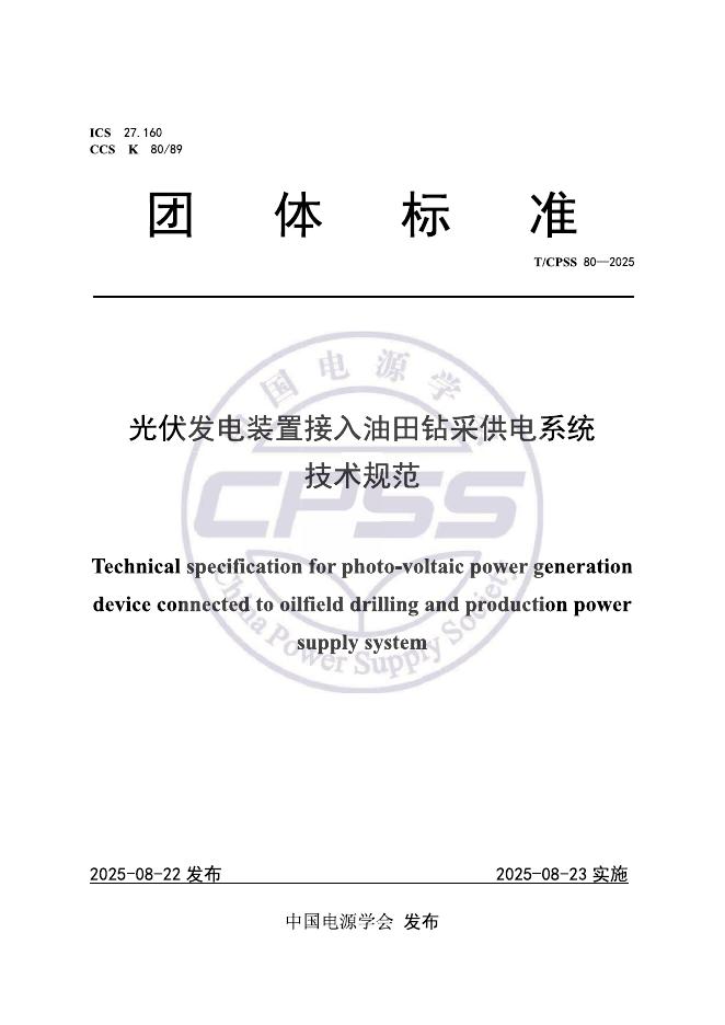T/CPSS 80-2025 标准预览