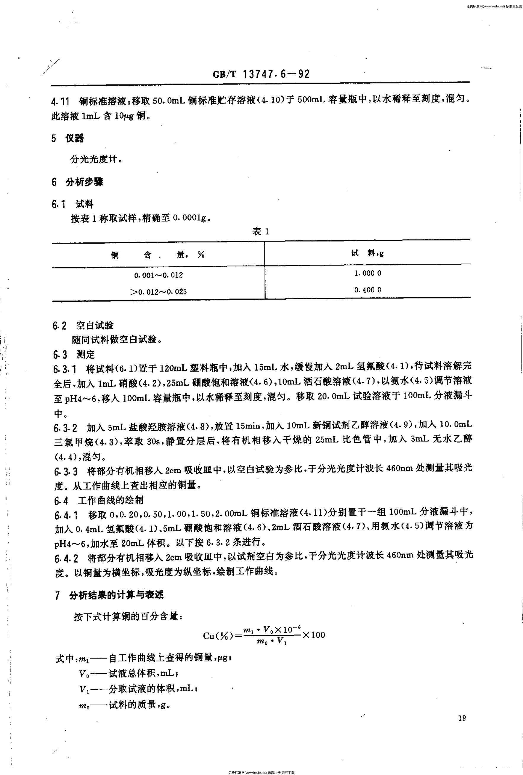 GB/T 13747.6-1992 标准预览