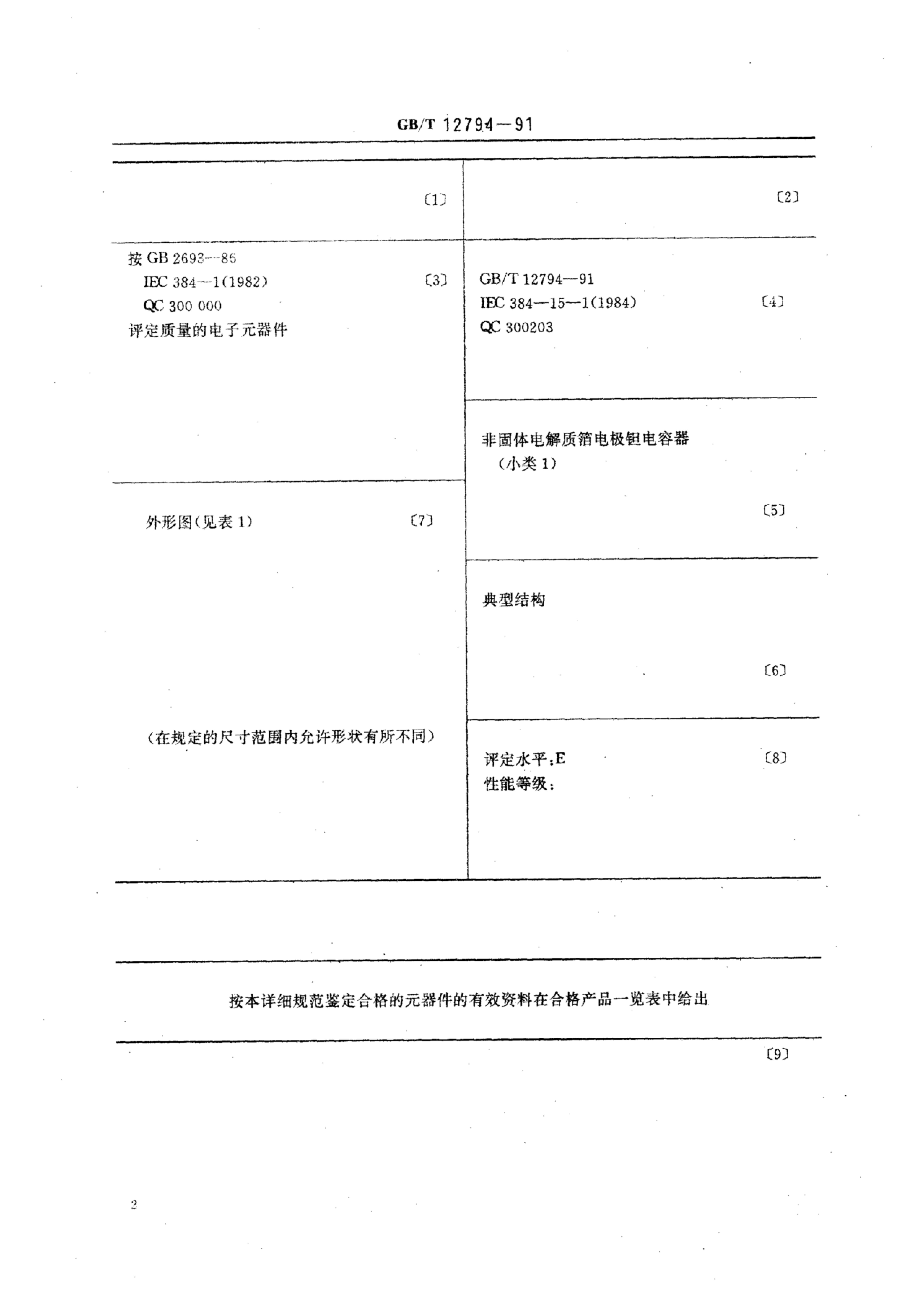 GB/T 12794-1991 标准预览