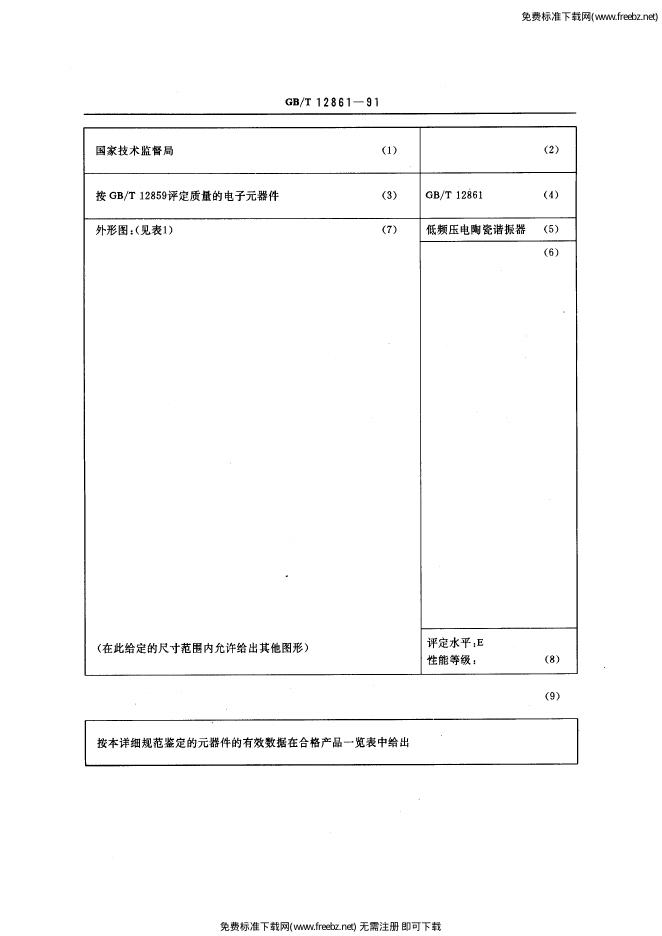 GB/T 12861-1991 标准预览