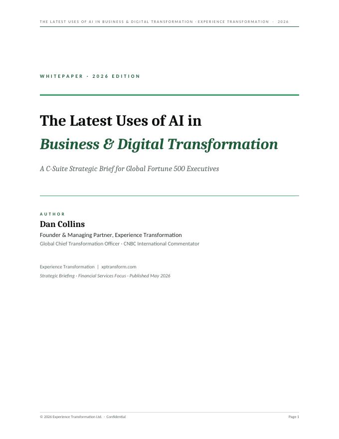 Experience Transformation：2026年AI在商业与数字化转型中的最新应用白皮书（英文版）